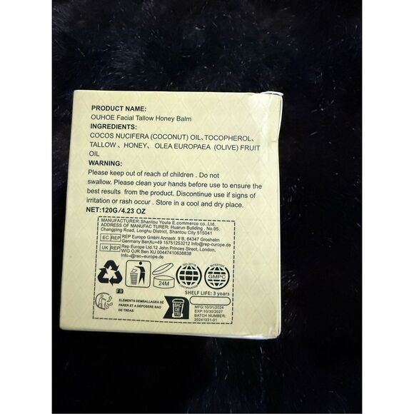 EVIL GOODS 4.23oz Whipped Tallow Honey Balm Skin Hydrating Moisturizer Facial - Picture 2 of 2